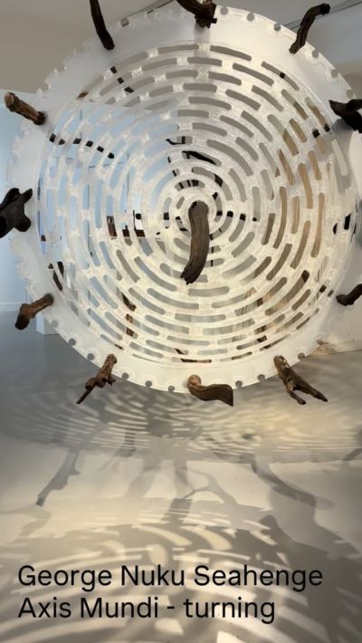 George Nuku Seahenge Axis Mundi - turning
